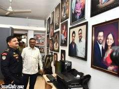 #Nagpur | महाराष्ट्र फोर्स वन के एसपी राजमाने पहुंचे धरमपेठ मूनलाइट