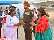 #Nagpur | राष्ट्रपती द्रौपदी मुर्मू यांचे नागपूर विमानतळावर स्वागत