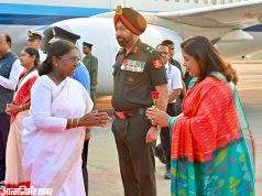#Nagpur | राष्ट्रपती द्रौपदी मुर्मू यांचे नागपूर विमानतळावर स्वागत