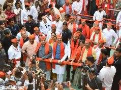 #Nagpur | रामनवमी पर निकली भव्य शोभायात्रा, सीएम देवेंद्र फडणवीस, केंद्रीय मंत्री नितिन गडकरी की रही उपस्थिति, देखें तस्वीरें